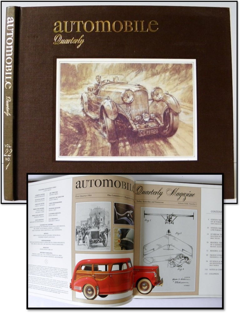 Item #003742 Automobile Quarterly, Volume 22, First Quarter 1984.