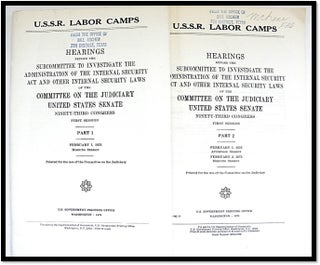 U.S.S.R. Labor Camps hearing Before the Subcommittee To Investigate The Administration of the. U S. Government.