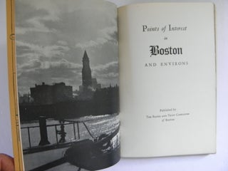 Points of Interest in Boston and Environs [1937]
