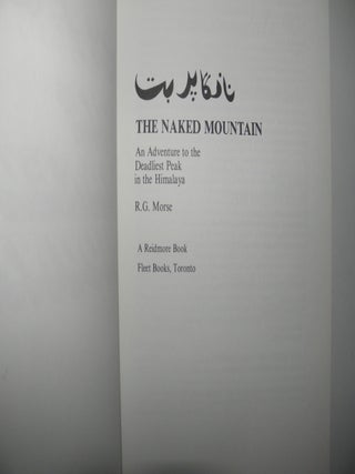 Naked Mountain an Adventure to the Deadliest Peak in the Himaya