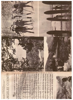Travel Informational Brochure Los Angeles County California