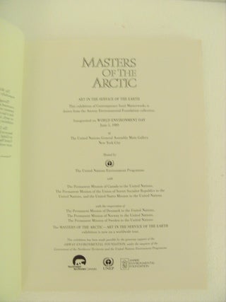 Masters of the Arctic. Art in the Service of the Earth