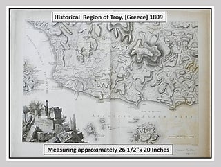 Item #006877 Carte de la plaine de Troie levee en 1786 et 1787. Jean-Denis Barbie - Artist