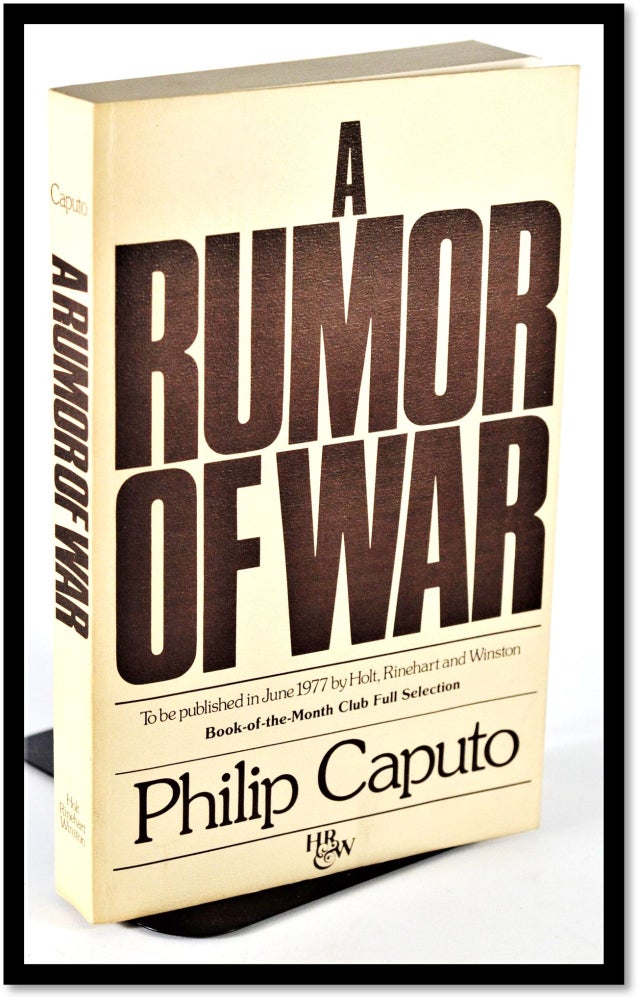 Item #009882 A Rumor of War. Philip Caputo.