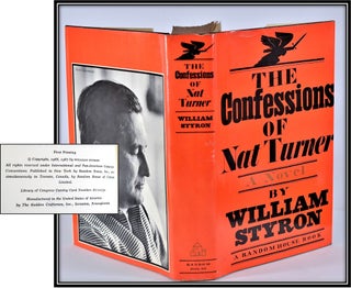 Item #009908 The Confessions of Nat Turner. William Styron