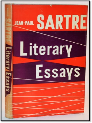 Item #010000 Literary Essays. Jean-Paul Sartre, Annette Michelson