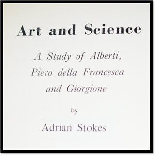 Art and Science. A Study of Alberti, Piero Della Francesca and Giorgione