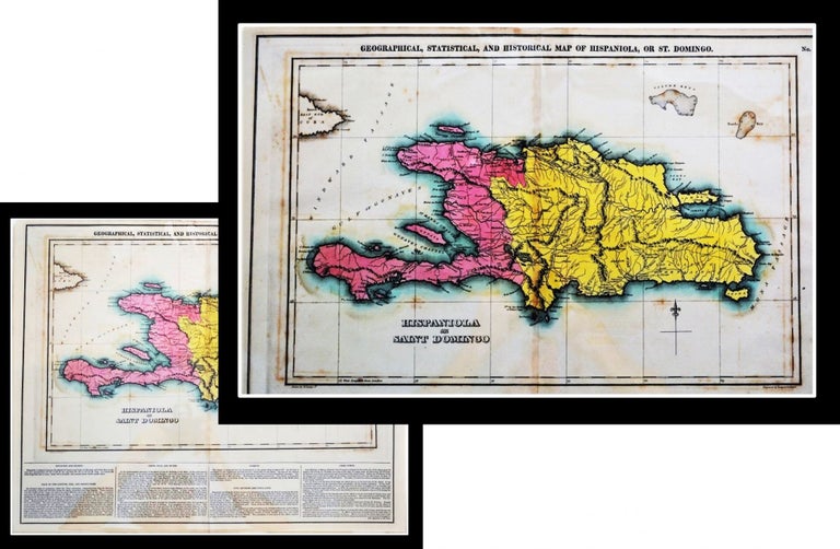Item #010803 Geographical, Statistical, and Historical Map of Hispaniola, or St. Domingo. Fielding Lucas Jr.
