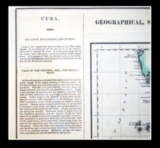 Geographical, Statistical, and Historical Map of Cuba and The Bahama Islands
