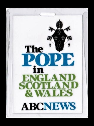 3 ABC News Credentials 1980s Pope John Paul II Papal Visits England USA Portugal