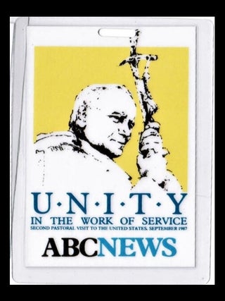 3 ABC News Credentials 1980s Pope John Paul II Papal Visits England USA Portugal