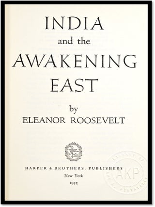 India and the Awaking East