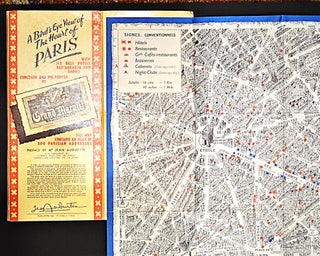 Item #011628 A Bird's Eye View of the Heart of Paris, with its Best Hotels, Restaurants and...