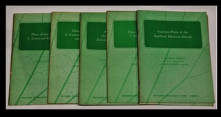 Item #011673 6 Journals about the flora of islands in Oceania [Smithsonian Institution]. Martin...