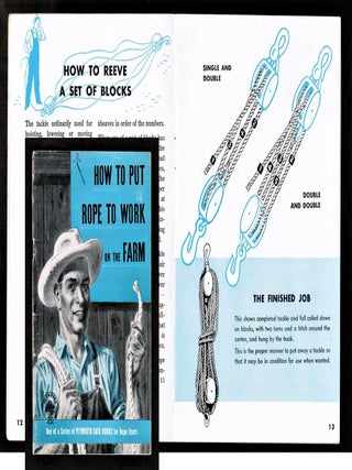 Item #011789 How to Put Rope to Work on the Farm. Plymouth Cordage Company