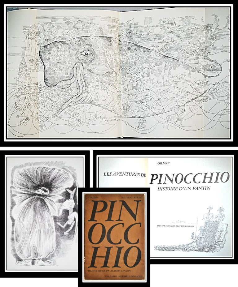 Item #011960 Les Adventures de Pinocchio Histoire d'un Pantin. [The Adventures of Pinocchio, History of a Puppet]. Collodi, the French translation of Henri Louette, Carlo Lorenzini.
