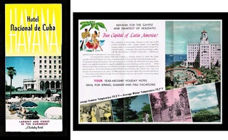 Item #011987 Pre Revolution Cuba Hotel Brochure Historic Hotel National de Cuba Havana. Kirkeby...