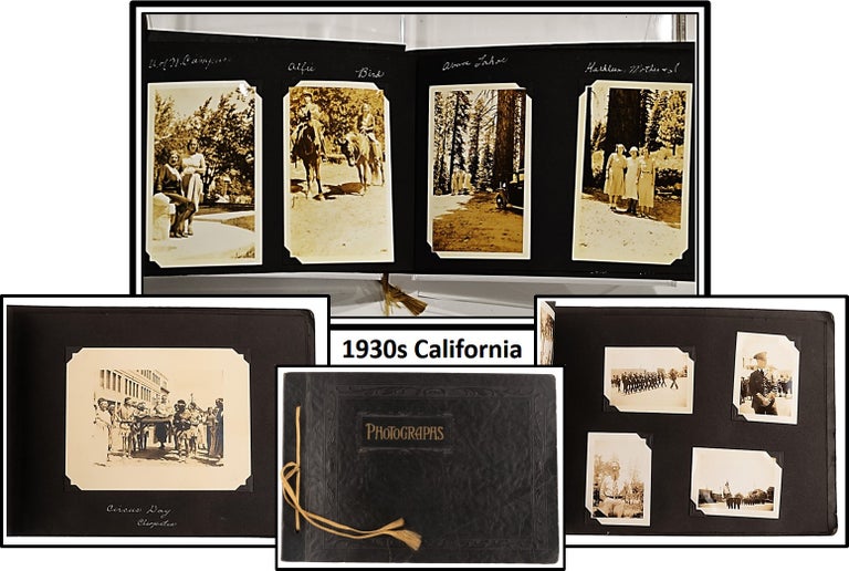 Tahoe, Donner Lake, and the Bay Area.] 1930's Era Northern California Photograph Album. unknown.