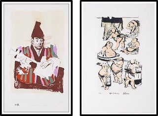 Facing East [Lavish edition of Levine's ukiyo-e inspired drawings]