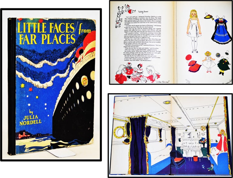 Item #012452 Little Faces from Far Places [7 Unused/Uncut Paper Dolls]. Julia Nordell.