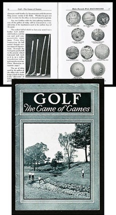 Item #012504 Golf The Game of Games; Make Records with MacGregors. Macgregor