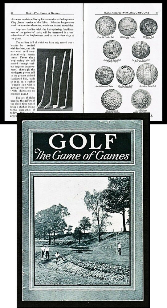 Item #012504 Golf The Game of Games; Make Records with MacGregors. Macgregor.