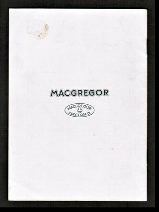 Golf The Game of Games; Make Records with MacGregors