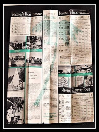 Vintage Travel Brochure AAA Havana and Nassau. 1954 Summer Holidays