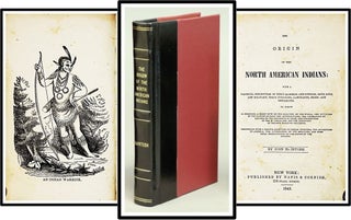Item #012561 The Origin of the North American Indians. John McIntosh
