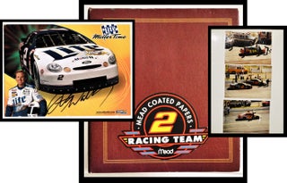 Item #012579 NASCAR Racing Album 8 by 10 Signed Photos plus Race Photos from the Late 90s....