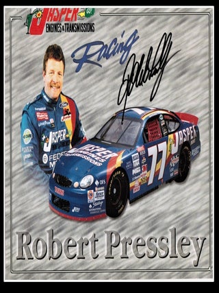 NASCAR Racing Album 8 by 10 Signed Photos plus Race Photos from the Late 90s