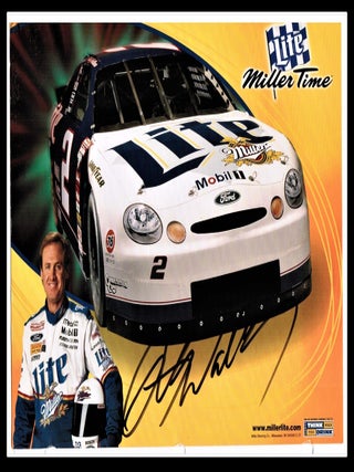NASCAR Racing Album 8 by 10 Signed Photos plus Race Photos from the Late 90s