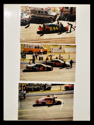 NASCAR Racing Album 8 by 10 Signed Photos plus Race Photos from the Late 90s