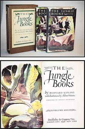 Item #012833 The Jungle Books, Volumes I and II. Rudyard Kipling