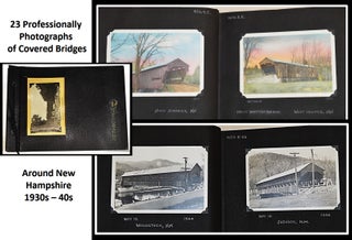 Item #012877 Album of New Hampshire Covered Bridge Photographs. Leslie L. Turner, photographer