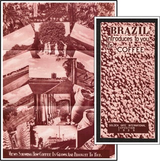 Item #013149 Brazil Introduces You to Its Coffee. Golden Gate International Exposition 1939....