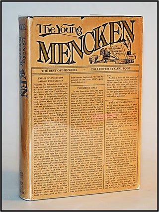 Item #013293 The Young Mencken. The Best of His Work. Carol Bode, Collected by