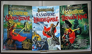 Item #013383 Three Books of the Crimson Shadow Series. R. A. Salvatore