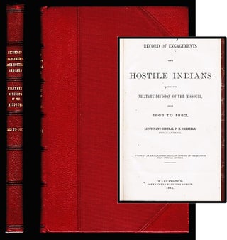 Item #013420 Record of Engagements with Hostile Indians Within the Military Division of the...