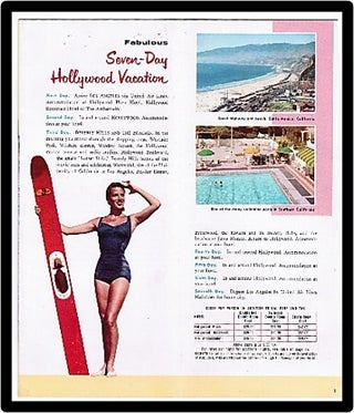 United Air Lines. California and the Golden West. Spring - Summer 1955