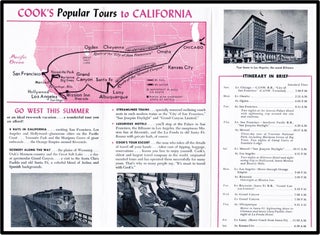 Cook's Popular Tours California, 1954