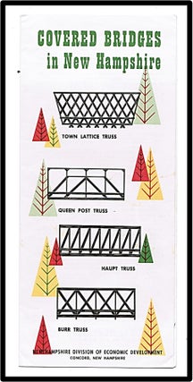 Covered Bridges in New Hampshire [Color 4 panel informational brochure]