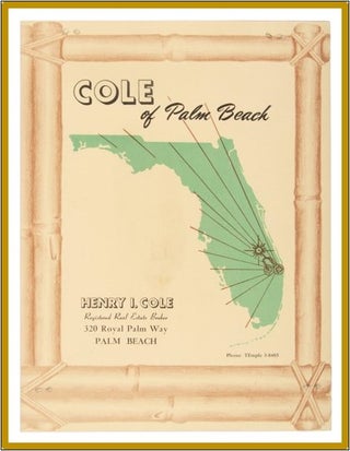 Unrecorded Real Estate Brochure Offering Oceanfront Property in St. Johns County, Florida, with Folding Map