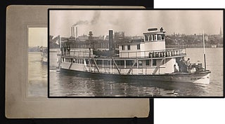 Item #013838 Early 20th Century Original Photograph of Steam Ship Jessie Harkins which operated...