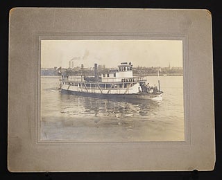 Early 20th Century Original Photograph of Steam Ship Jessie Harkins which operated on the Columbia River, Oregon