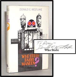 Item #013859 Who Stole Sassi Manoon? A Comic Novel. Donald E. Westlake