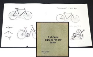 Item #013878 1899 Copley and Park Flyer Bicycle Catalogue Bigelow & Dowse Co. Boston Mass....