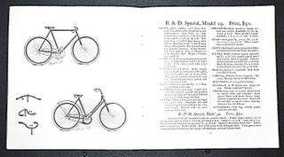 1899 Copley and Park Flyer Bicycle Catalogue Bigelow & Dowse Co. Boston Mass