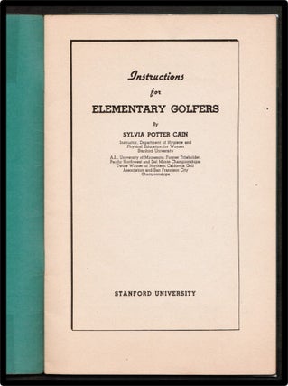 Instructions for Elementary Golfers