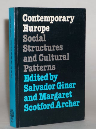 Item #014020 Contemporary Europe: Social structures and cultural patterns (International library...